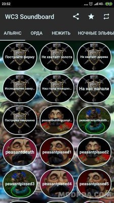 Warcraft III Soundboard